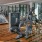 Large fitness center with cardio and weight lifting equipment in fitness center at Lake House